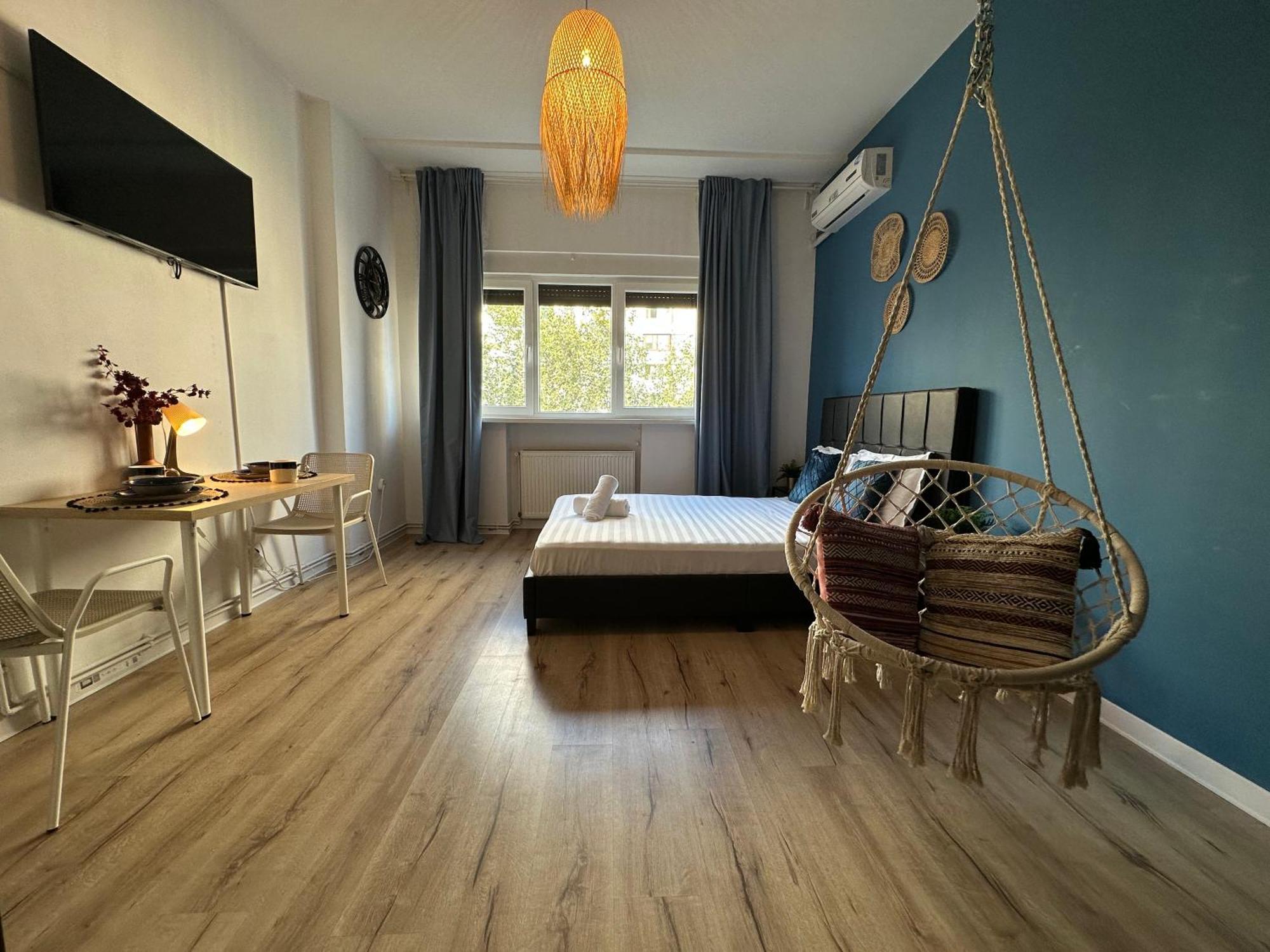 Ferienwohnung Central Studio Sapphire Bukarest Exterior foto